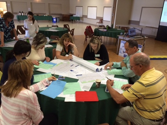 Planning the Voyageur Cycling Route at the AT Summit in Carleton Place